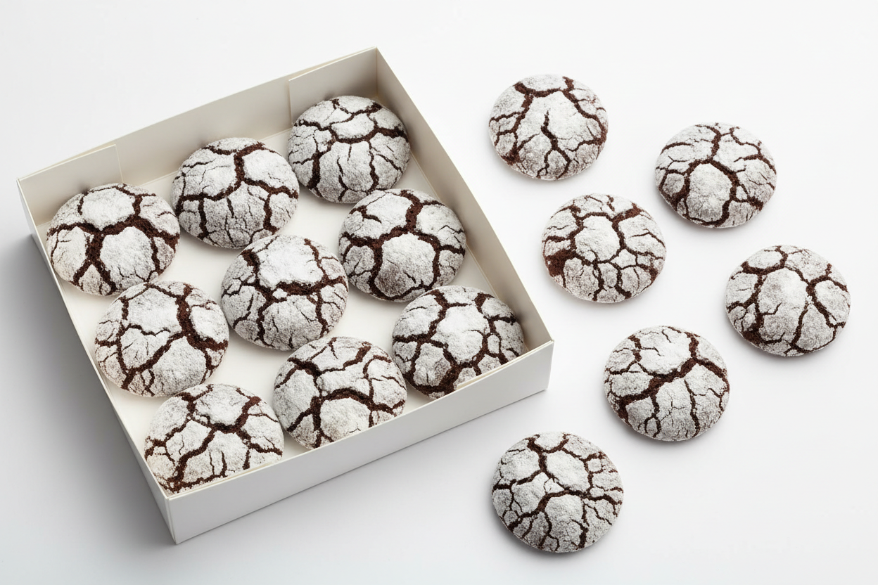 Chocolate Crinkle Cookies