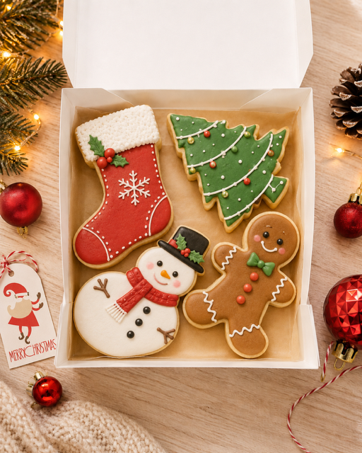 Undecorated Christmas Sugar Cookies -Set #1