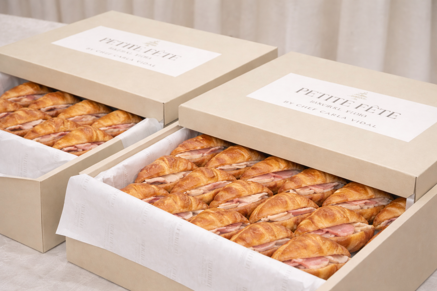 Smoked Ham & Cheese Mini Croissants (20 pcs)