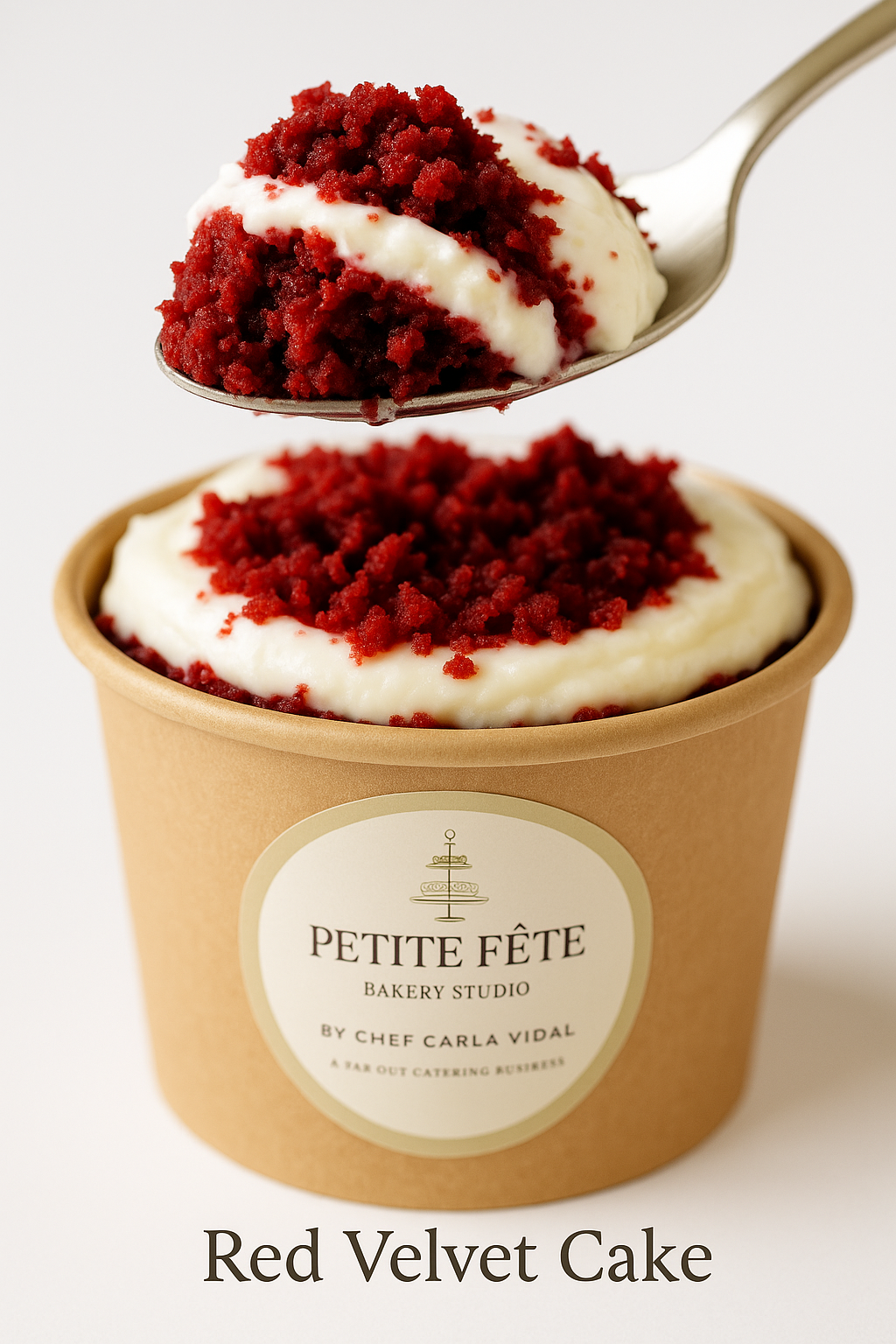 Red velvet cake cup (Box of 5 cups)