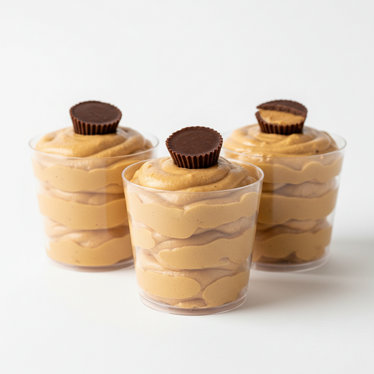 Vegan Skinny Peanut Butter Mousse Cups (Box of 12 · 5 oz each)