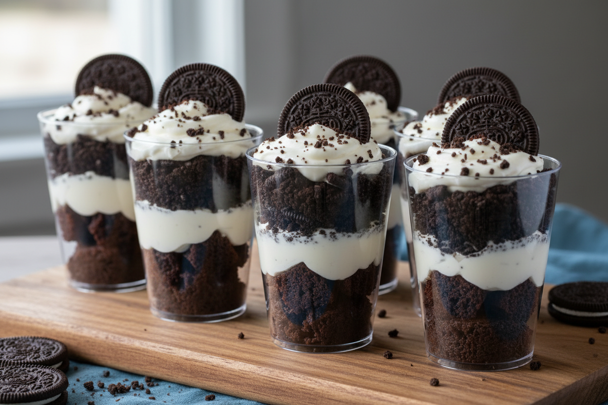 Oreo Brownie Trifle Cups (Box of 12 · 5 oz each)