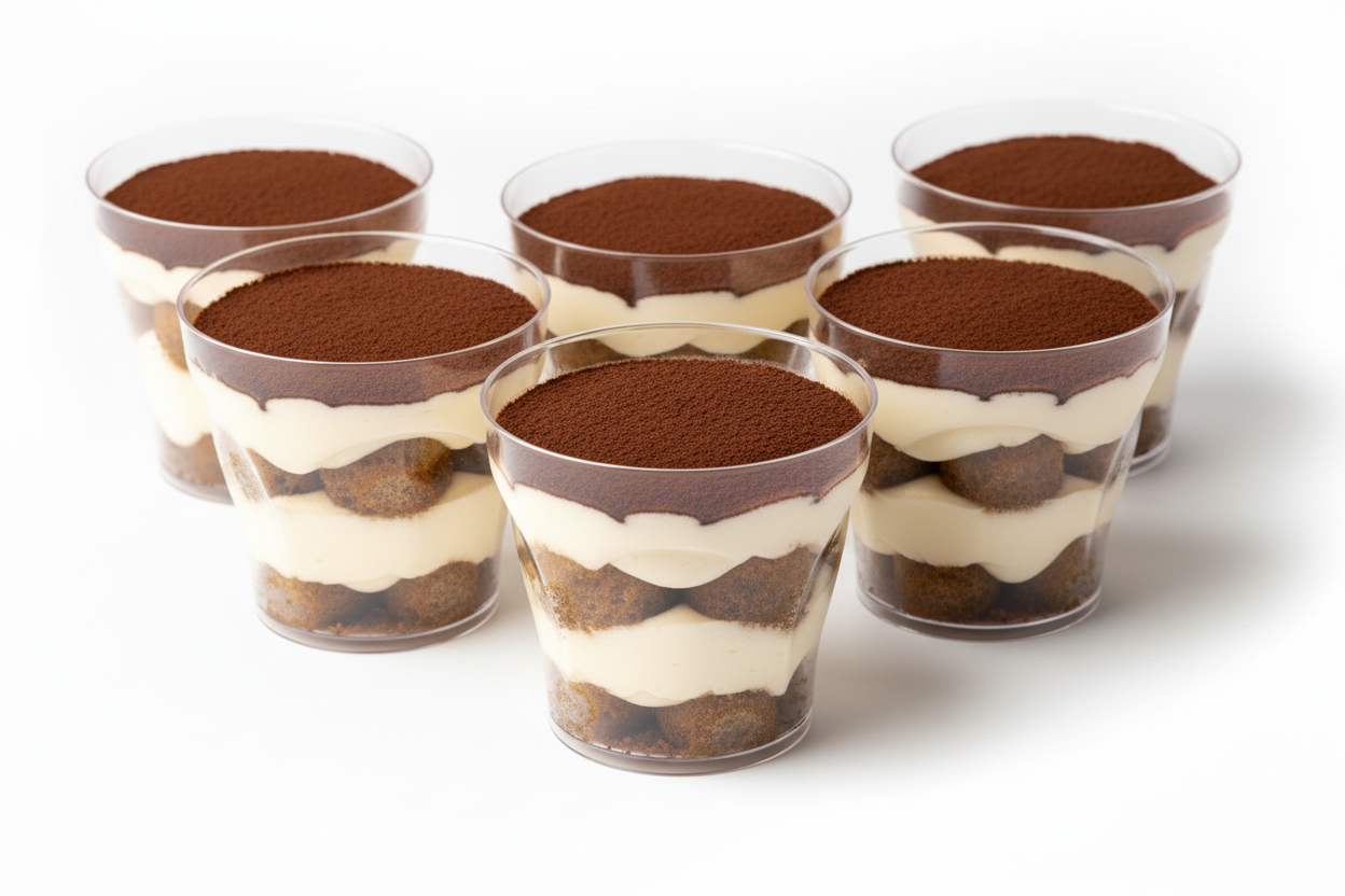 Tiramisu Dessert Cups (Box of 12 · 5 oz each)