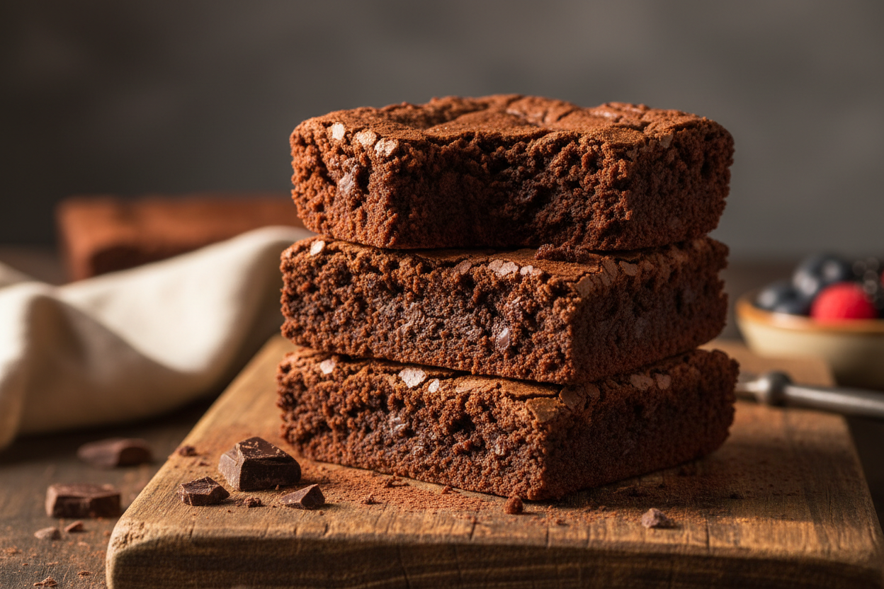 Vegan Chocolate Fudge Brownies