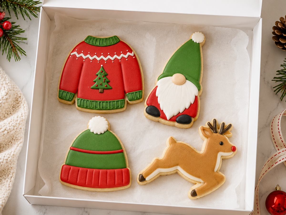 Undecorated Christmas Sugar Cookies -Set #2