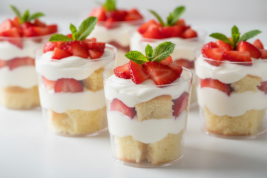 Strawberry Shortcake Dessert Cups (Box of 12 Cups)