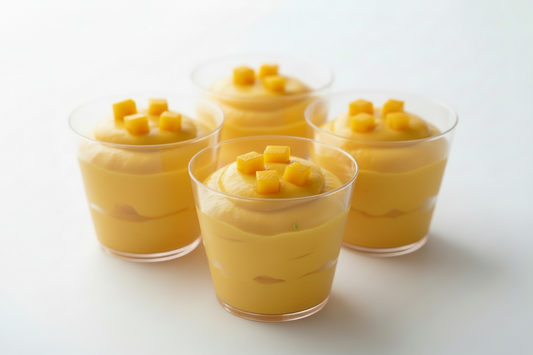Mango Mousse Dessert Cups (Box of 12 · 5 oz each)