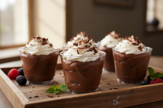 Chocolate Mouse Cups (Box of 12 · 5 oz each) (Gluten Free)